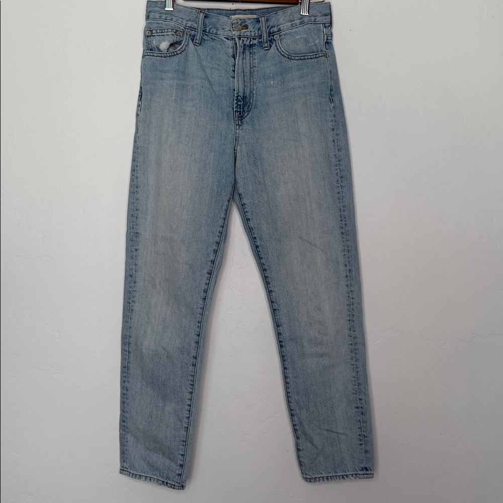 Madewell Perfect Summer Jeans 27 Fitzgerald Wash High Rise Straight Leg